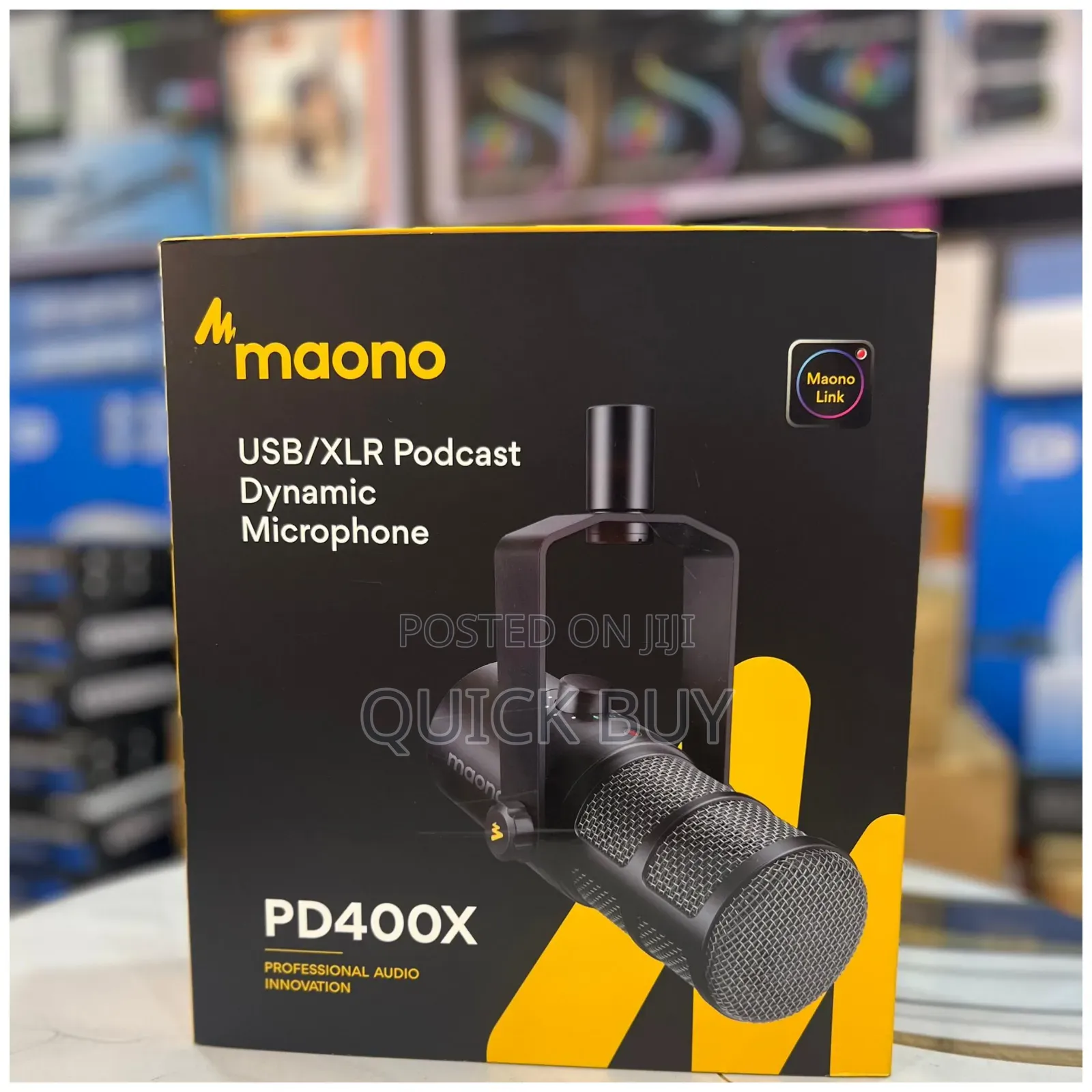 Maono Podcast Microphone Usb/XLR Dynamic Microphone Pd400.