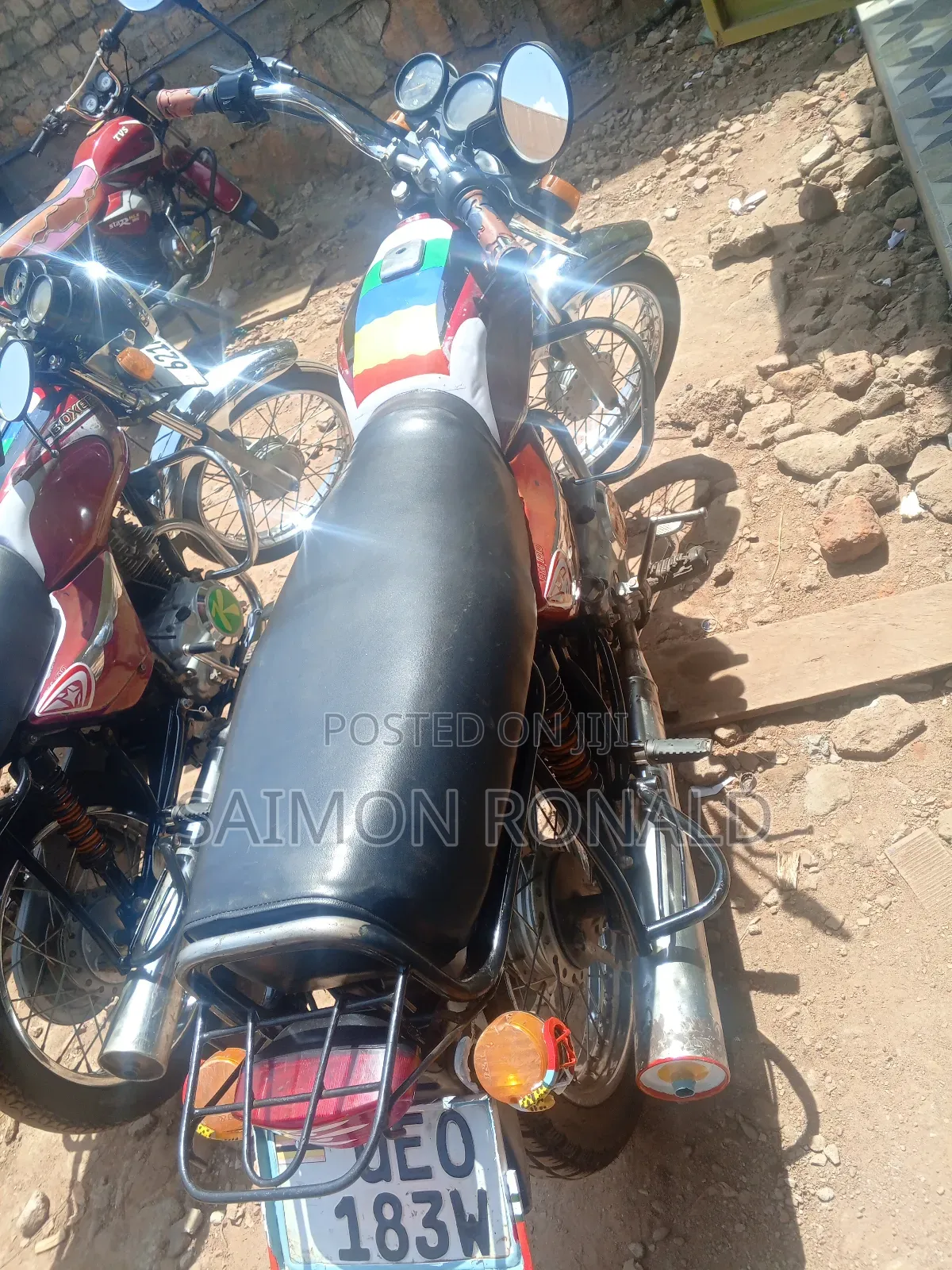Bajaj Boxer 100 2015 Red