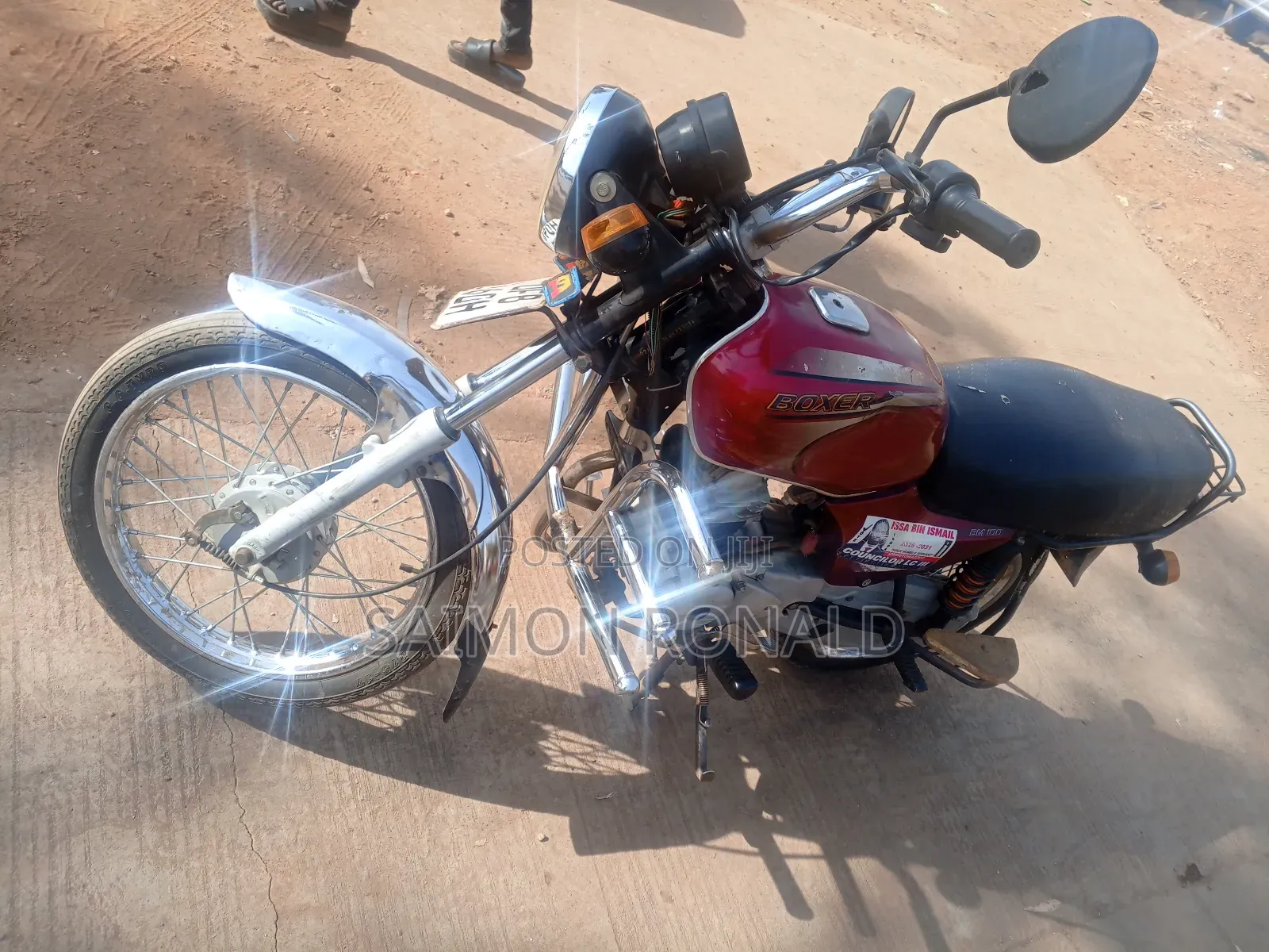Bajaj Boxer 100 2017 Red