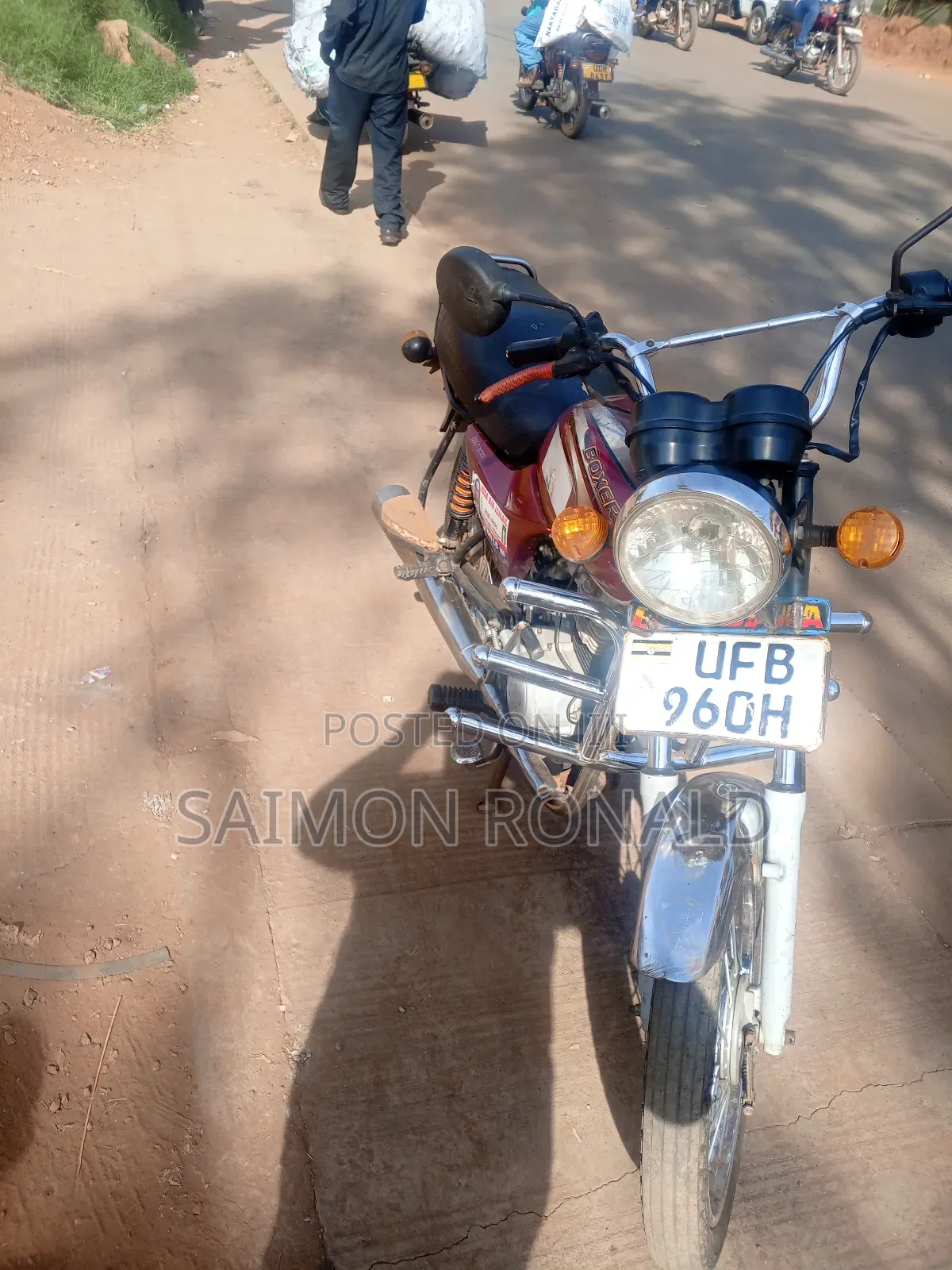 Bajaj Boxer 100 2017 Red