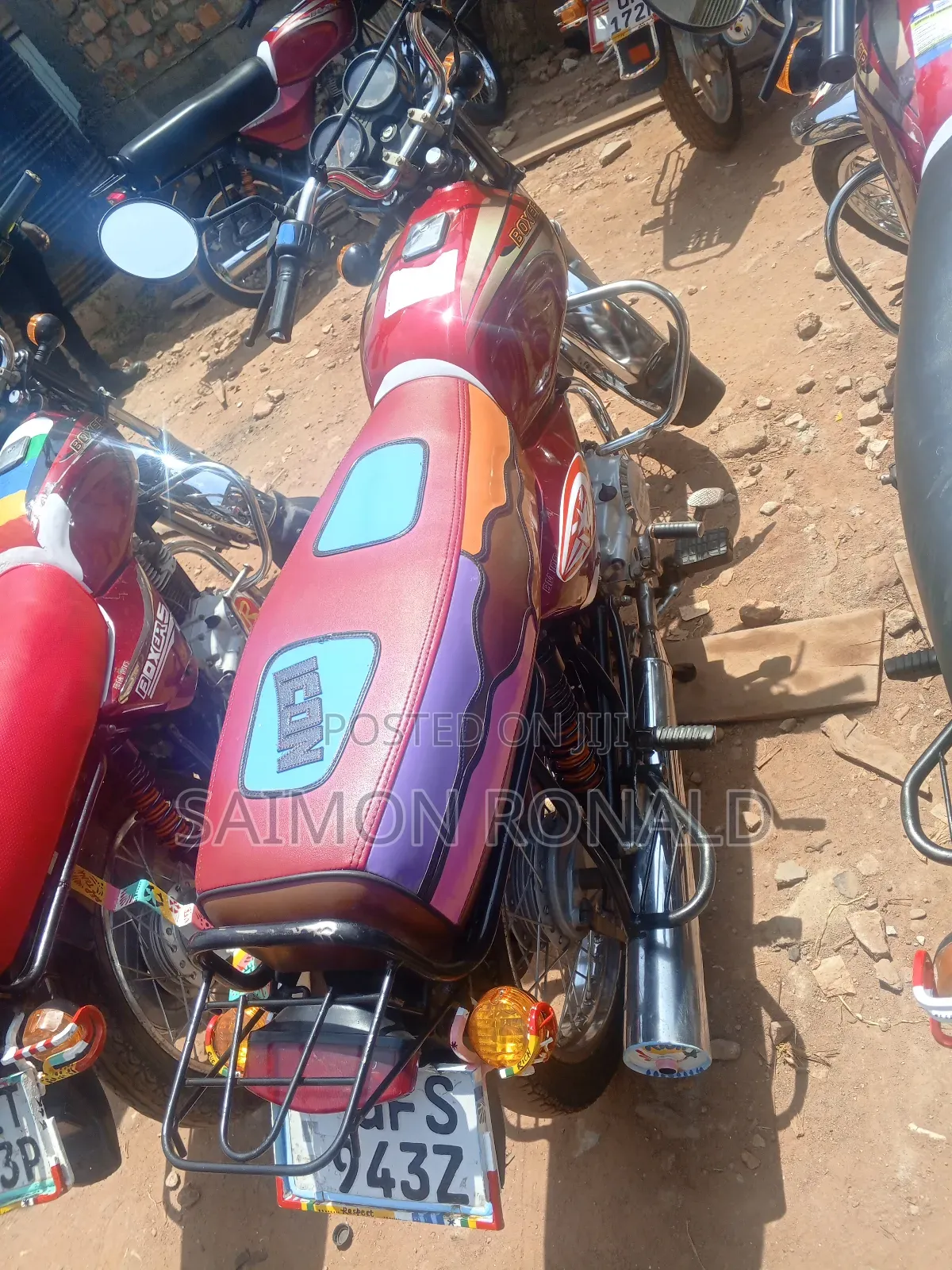 Bajaj Boxer 100 2018 Red