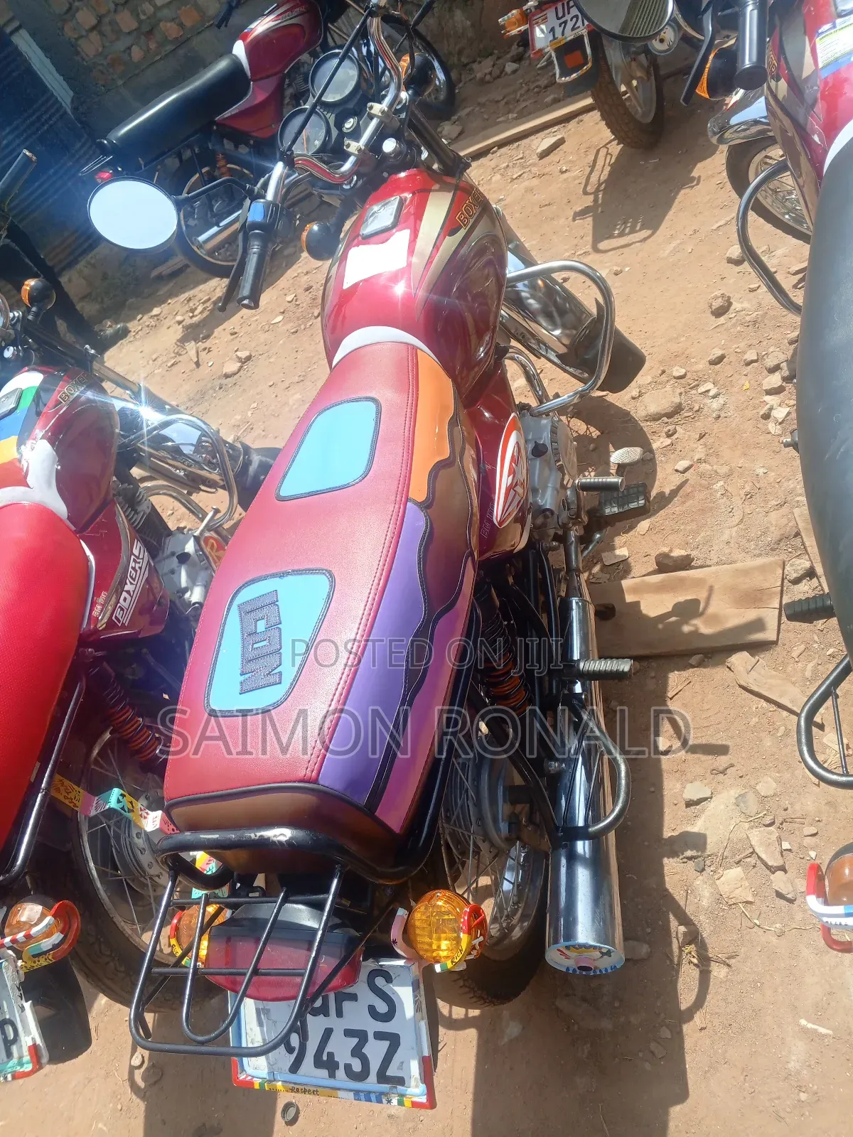 Bajaj Boxer 100 2018 Red