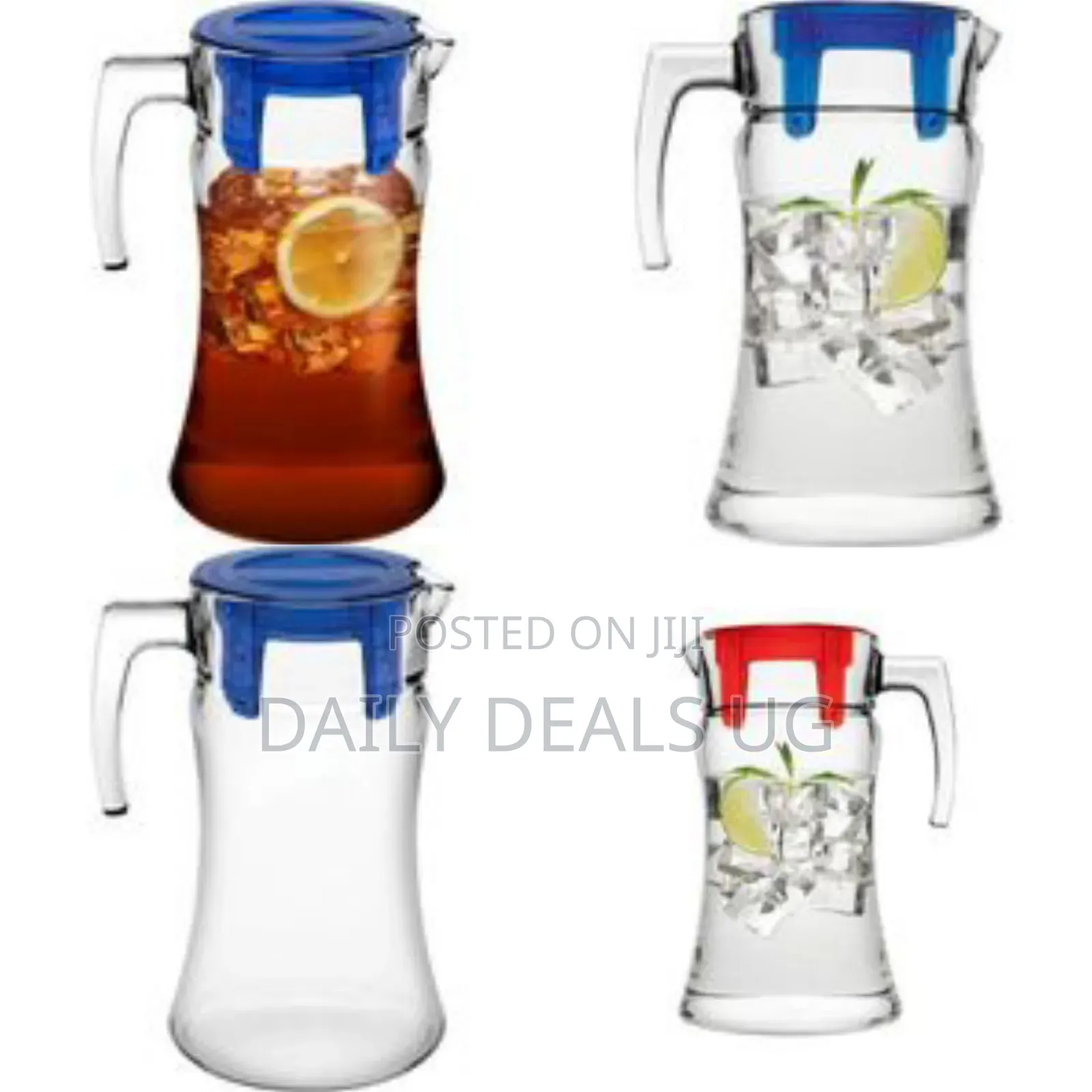 Pasabache Ergonomic Glass Pitcher With Lid
