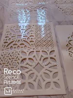 Reco - Large Professional Fusion Stencil Motif Art!