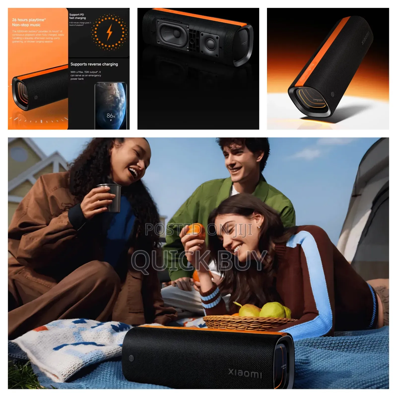 Xiaomi Waterproof Sound Party Bluetooth Speaker.