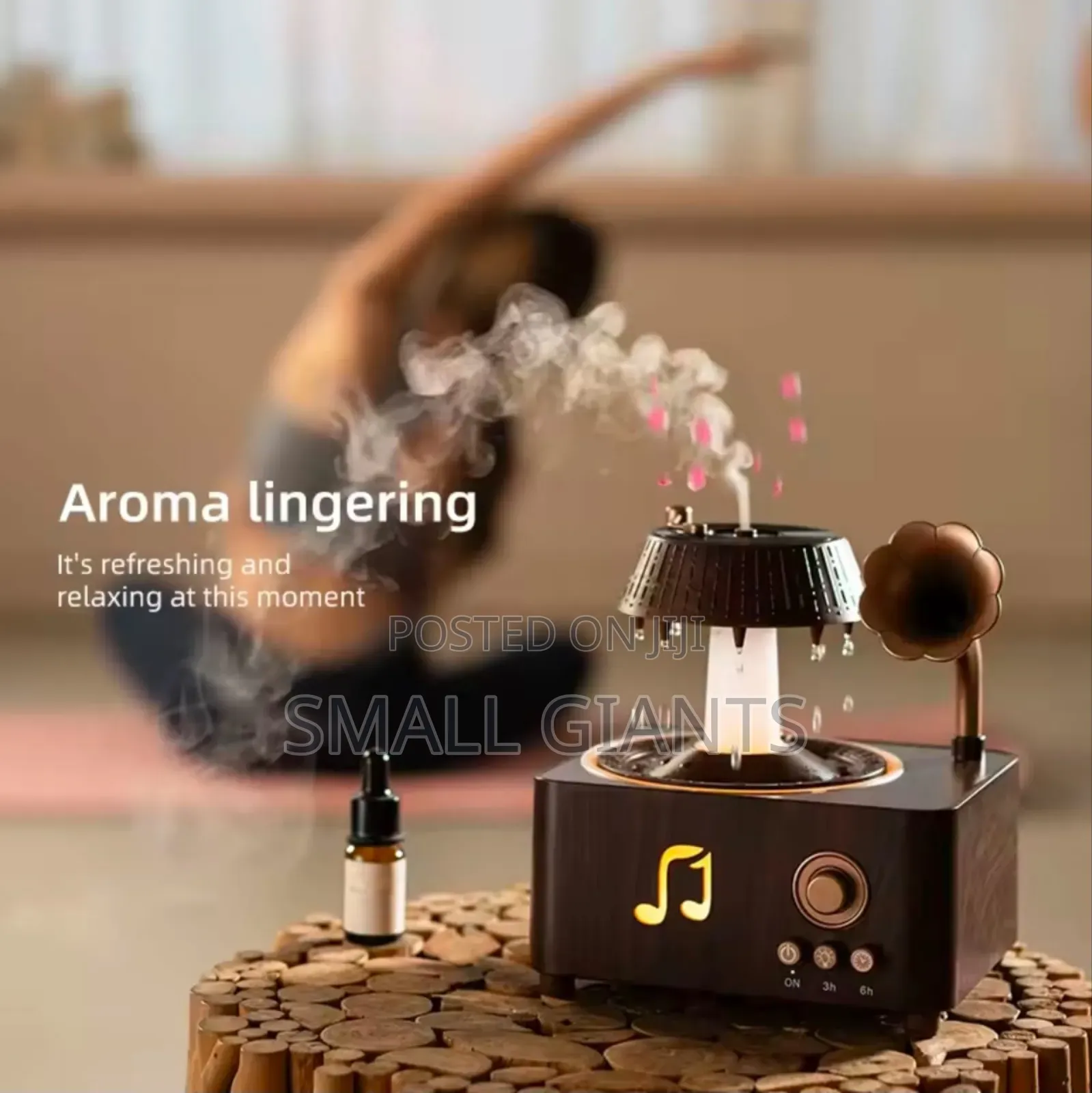 Porodo Lifestyle Concord Vintage Aroma Diffuser Speaker.