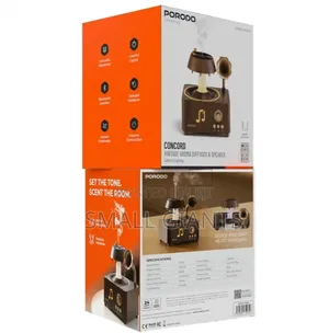 Porodo Lifestyle Concord Vintage Aroma Diffuser Speaker.