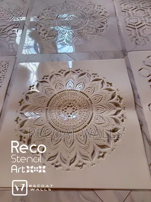 Reco - Large Professional Mandala Stencil Motif Art!