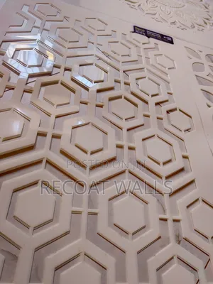Reco - Large Professional Geometric Hexagon Stencil Motif Art!