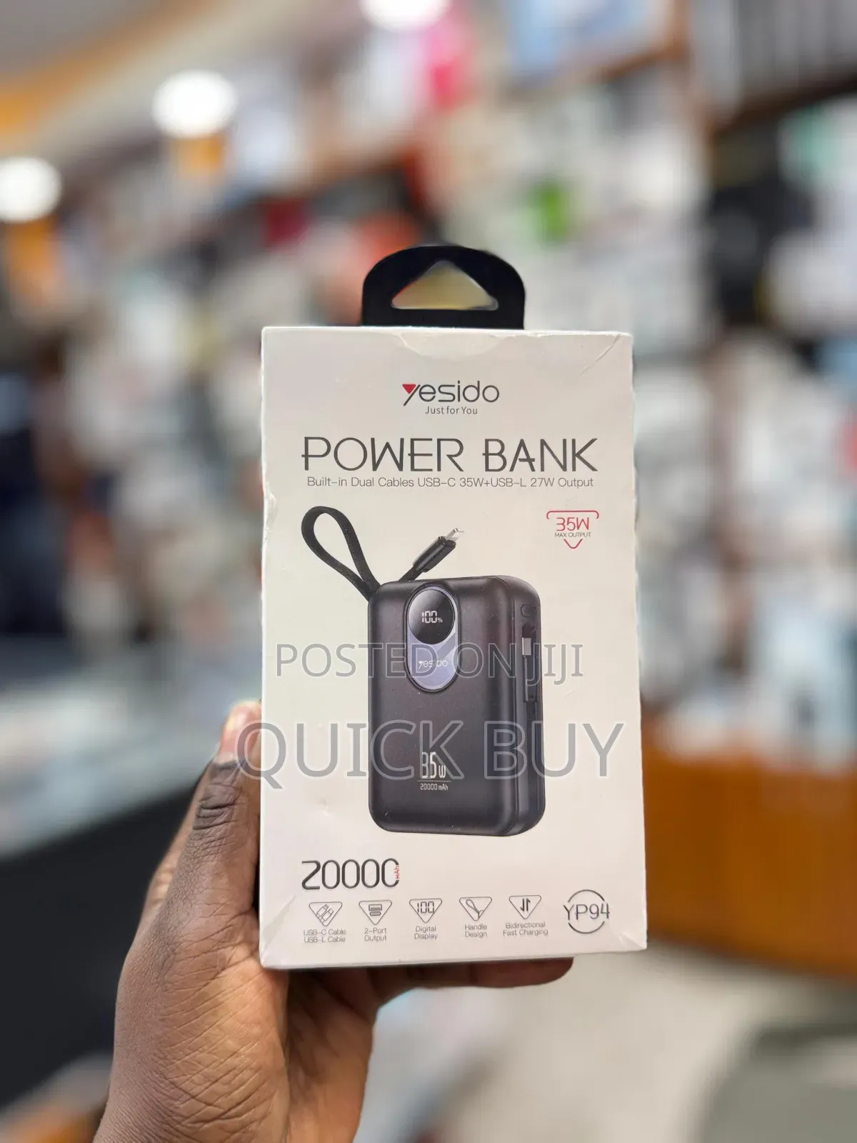 Yesido 20,000mah Yp94 35w