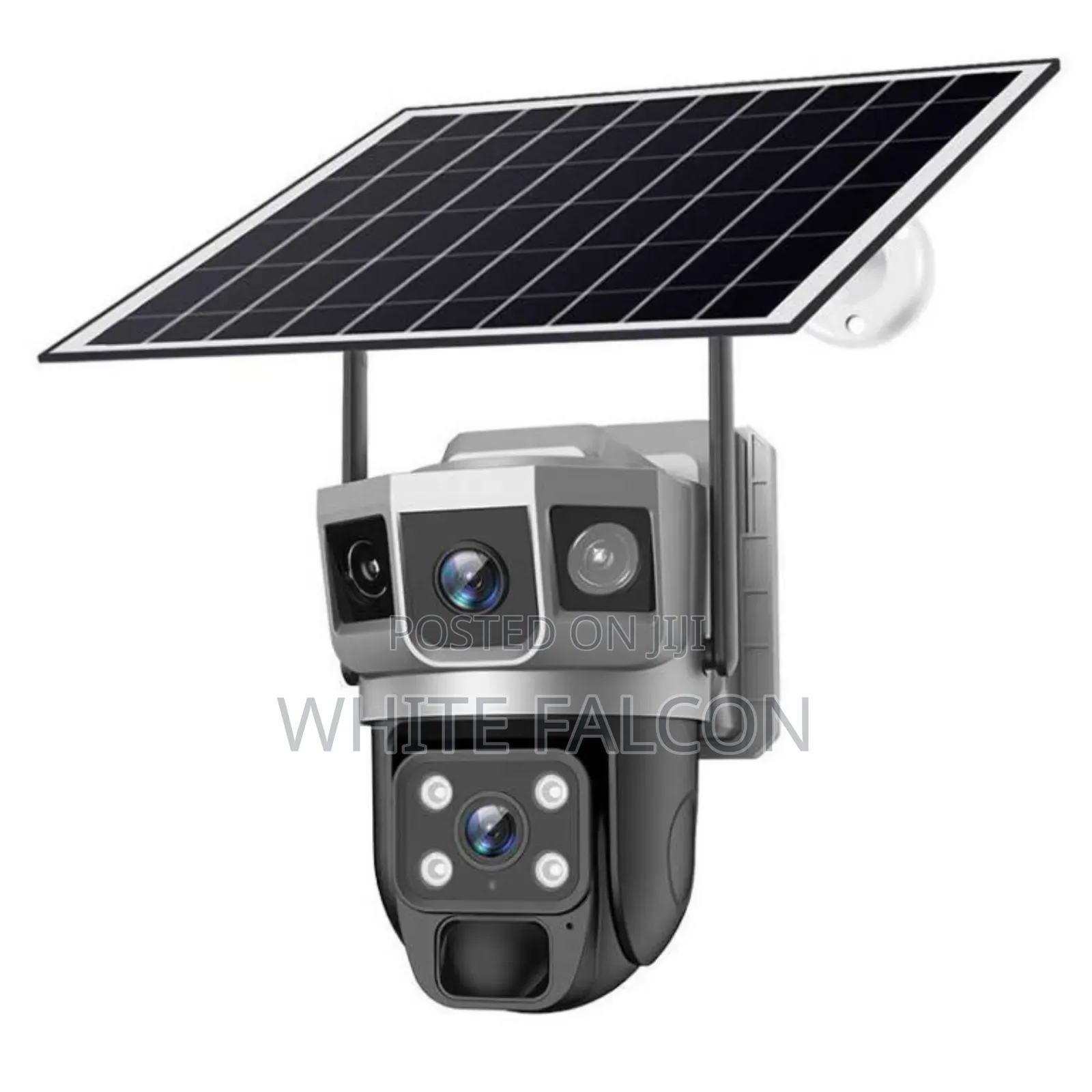 Solar Wifi Aov Camera Three Screens, 8mp Lens, 10x Zoom