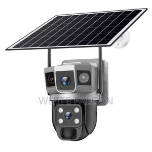 Solar Wifi Aov Camera Three Screens, 8mp Lens, 10x Zoom