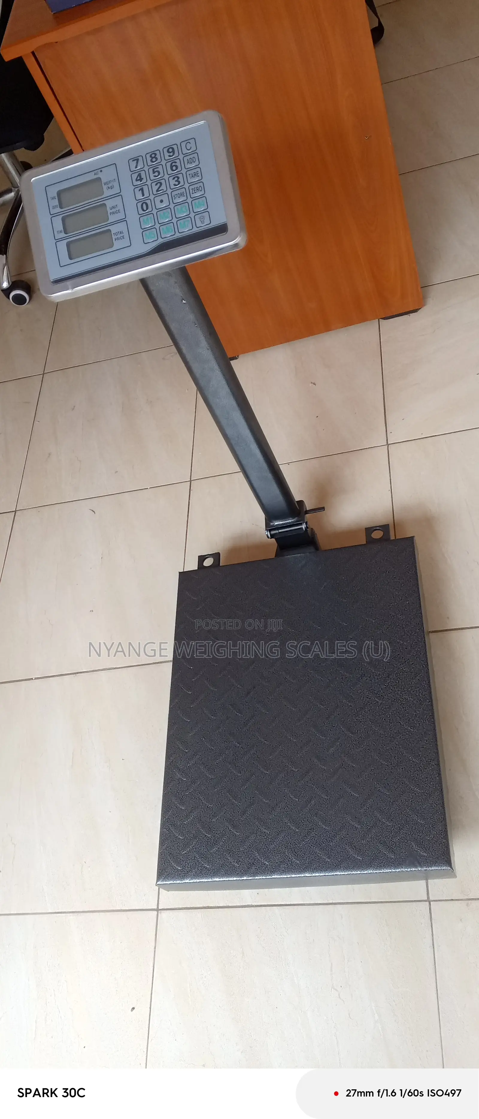 Small Electronic Weighing Scale Digital 350kg Portable Weighing Scale