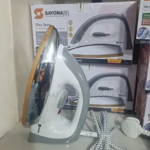 Dry Iron Sayona With Nonstick Golden Soleplate