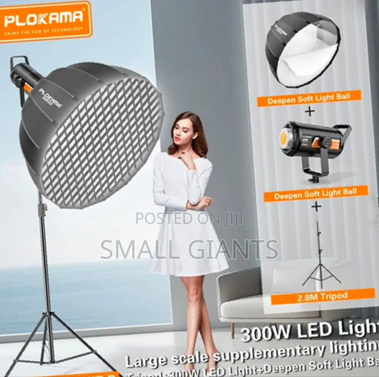 Plokama Pk-400s 300w Led Video Light Kit.