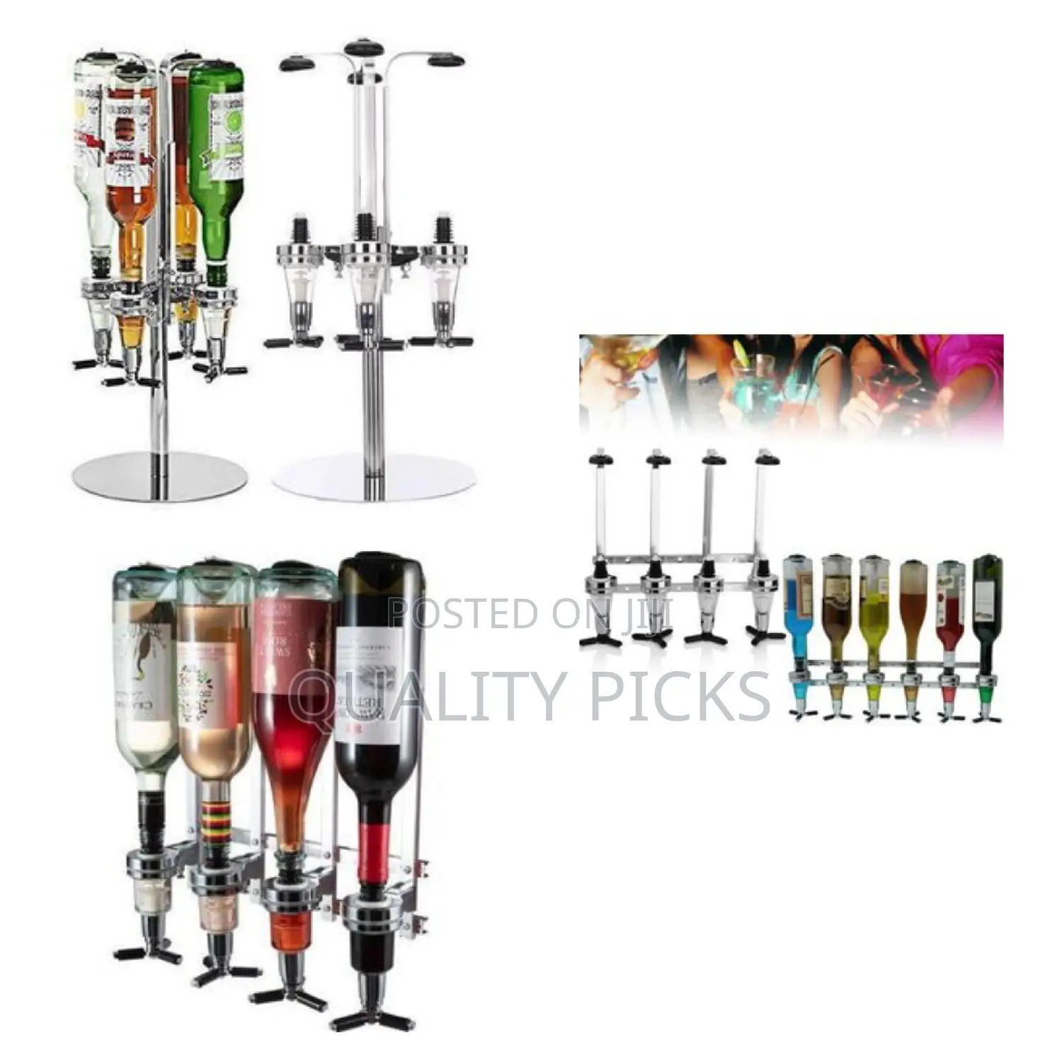 Bar Butler Drink Shot Tapper Dispenser Wall Mount