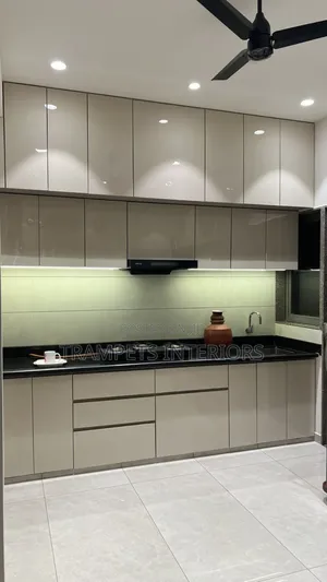 Kitchen Cabinets/ Modern Kitchen Push to Open Model Call