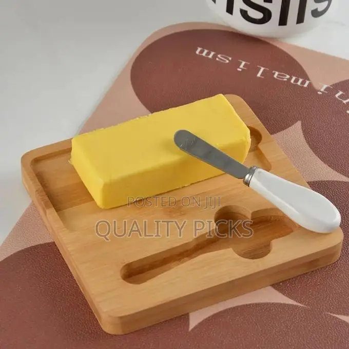 Breeder Ceramic Cow Butter Tray Porcelain Sealing Butter Dish