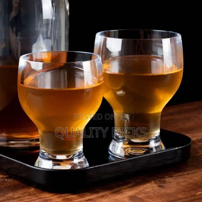 Acrylic Bavaria Footed Tasting Beer Mugs Water Glass Set -