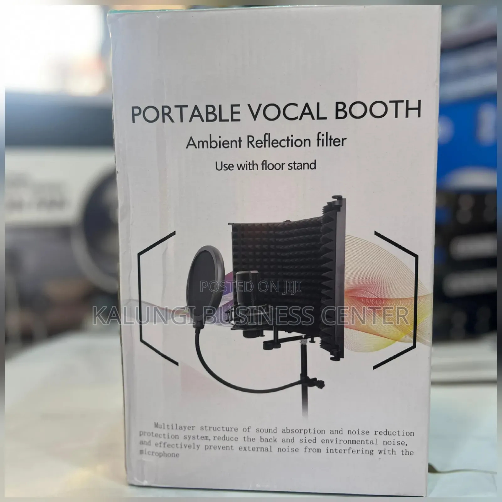 Portable Vocal Both With Ambient Reflection Filter