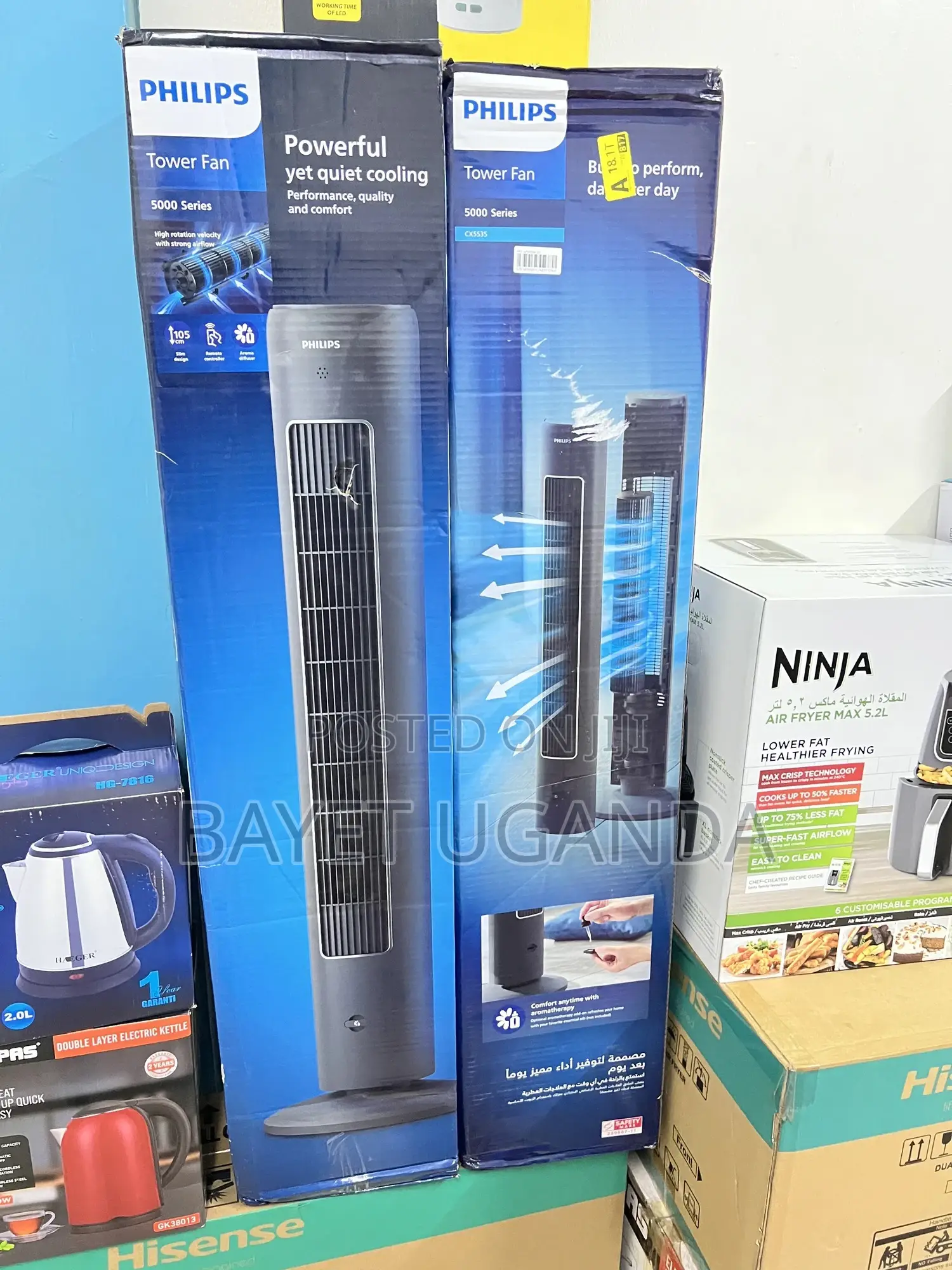 Philips Tower Fan 5000 Series 40w, 3 Speeds, Sleep Mode, Aromotherapy