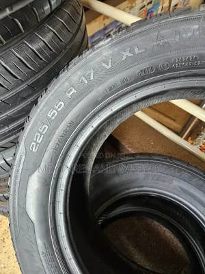 225 55 R17 Good Condition Tires Available At A Cheaper Price.
