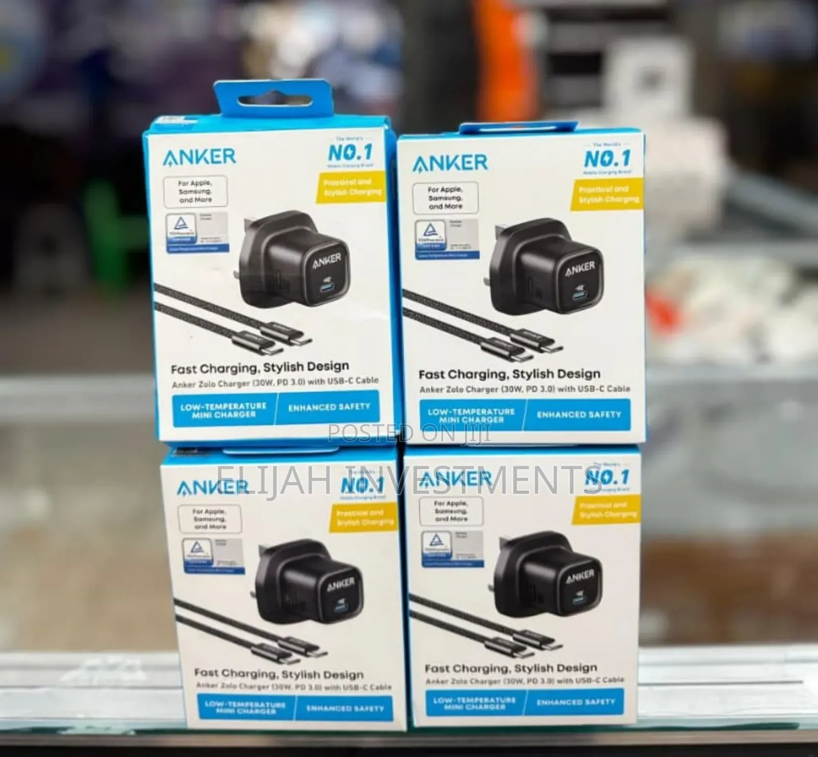 Anker Zolo Charger 30w With Usb -C Cable -M