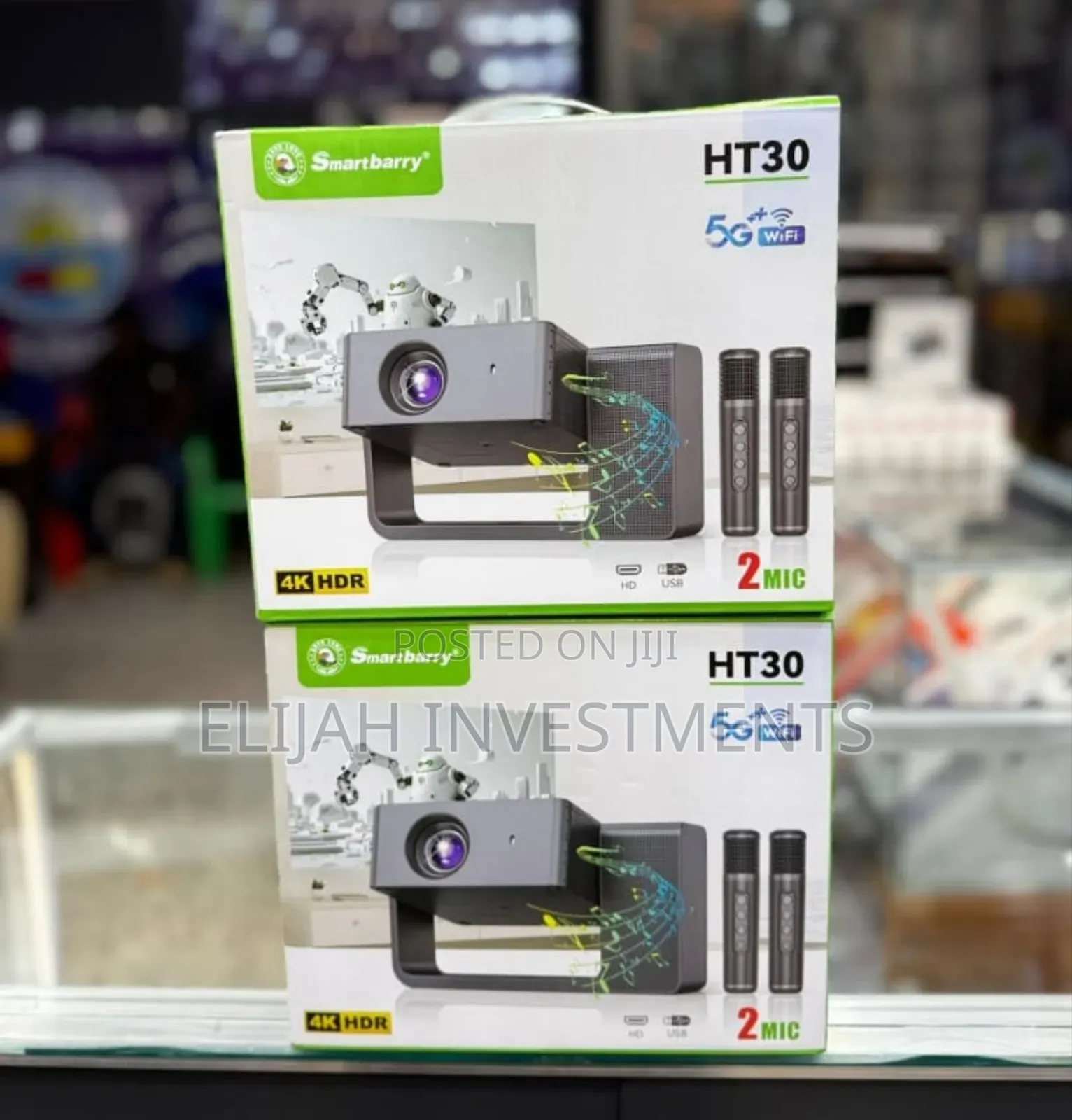 Smartbarry Ht30 With 2 Mic Projector
