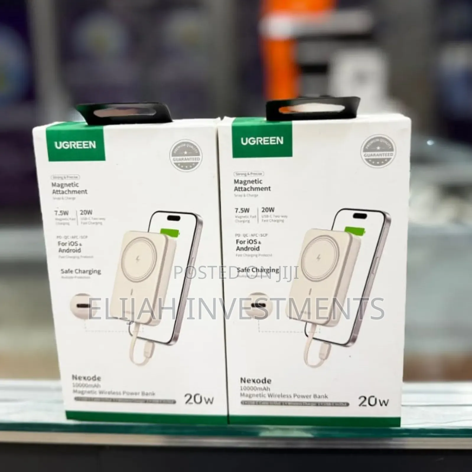 Ugreen Nexode 10000mah Magnetic Wireless Power Bank 20w