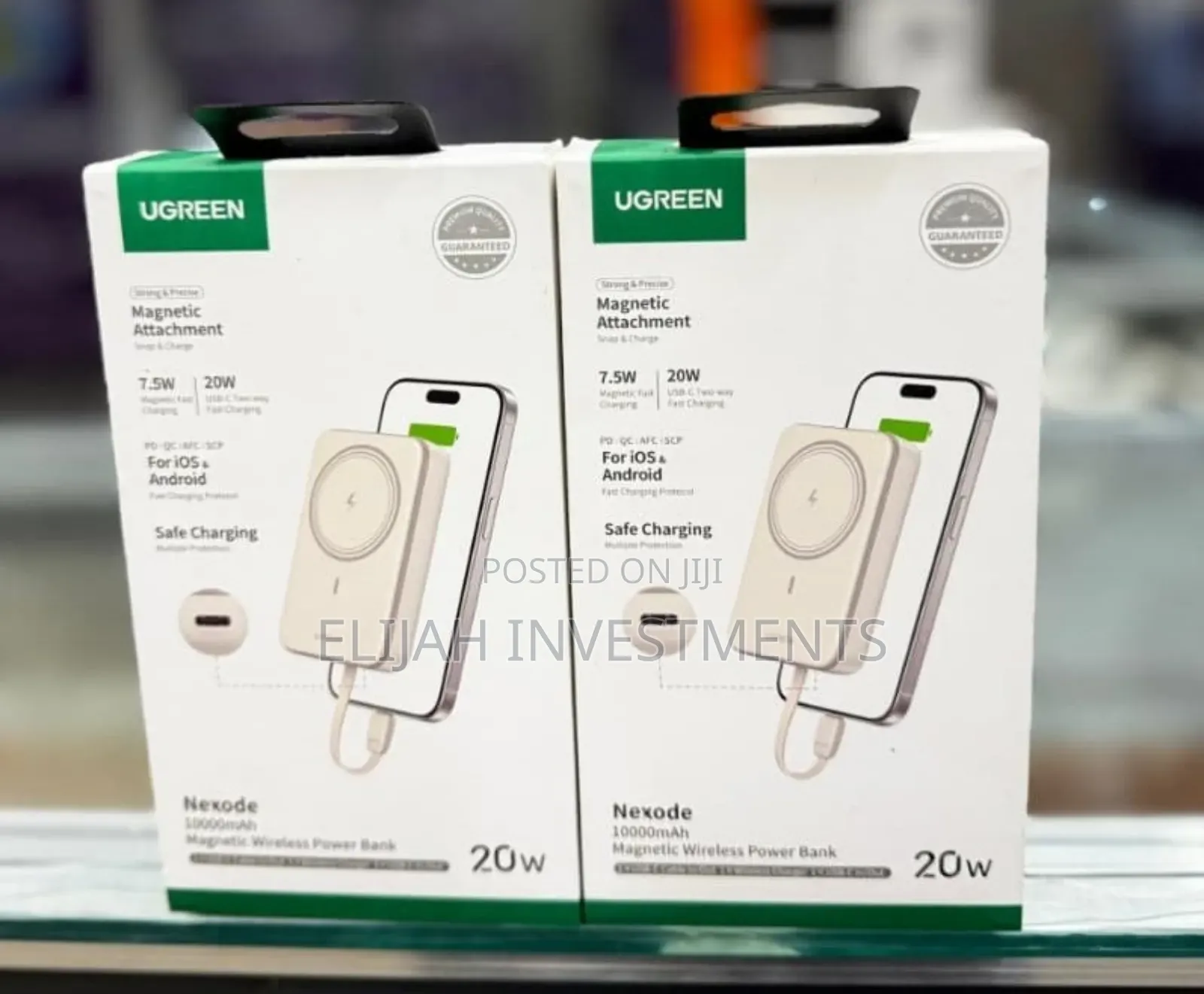Ugreen Nexode 10000mah Magnetic Wireless Power Bank 20w