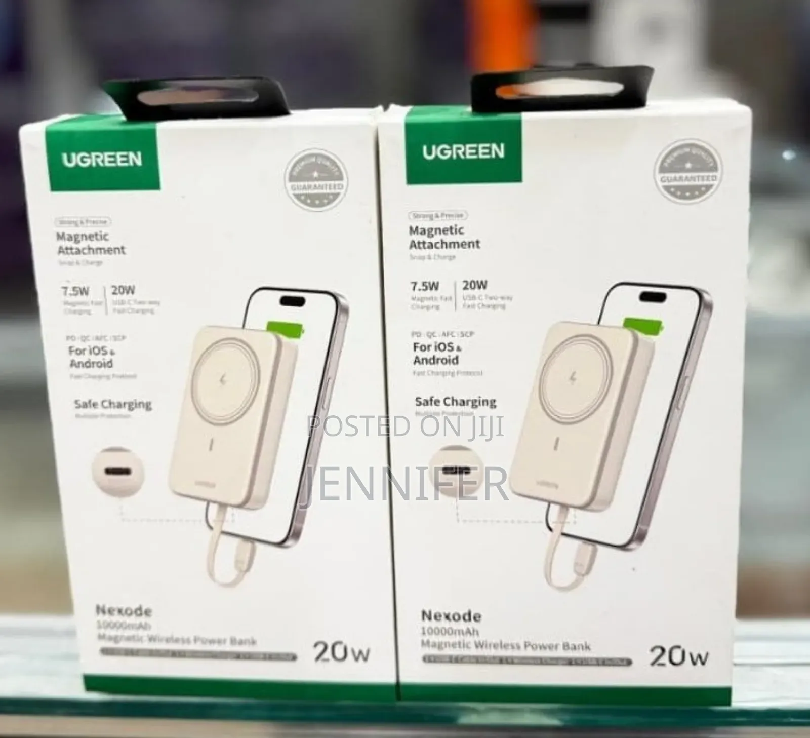 Ugreen Nexode 10000mah Magnetic Wireless Power Bank 20w