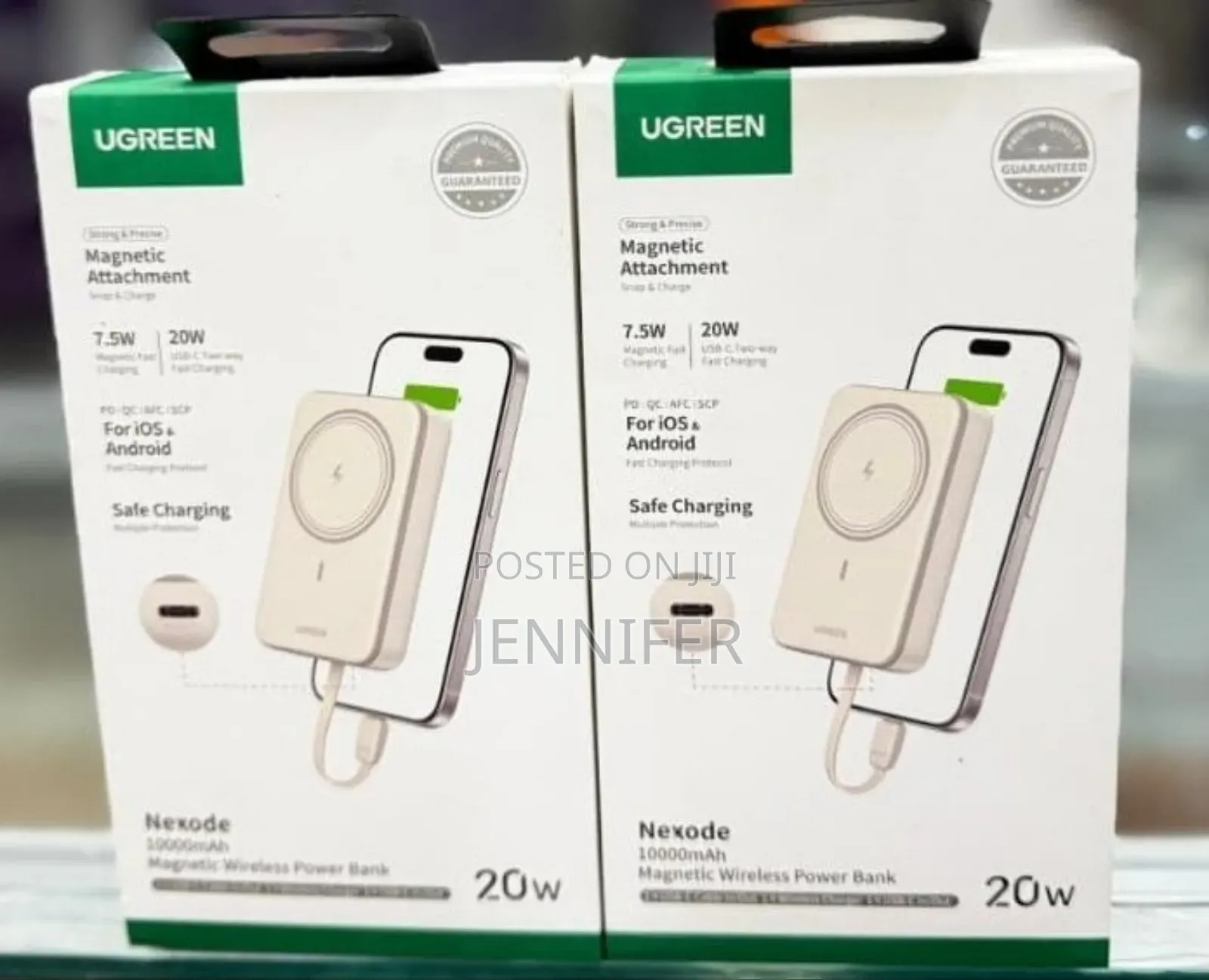 Ugreen Nexode 10000mah Magnetic Wireless Power Bank 20w