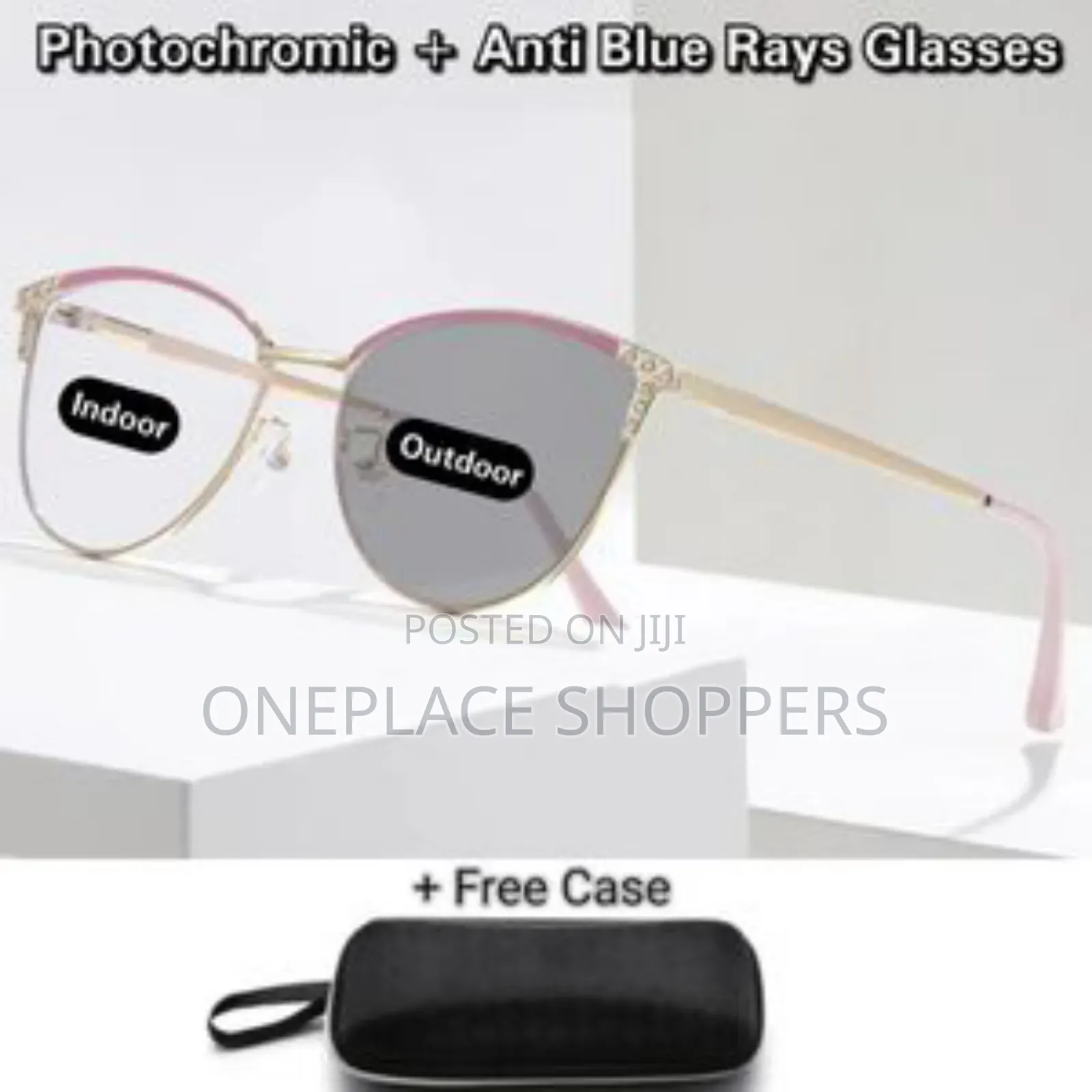 Photochromic + Myopia Anti Blue Rays Radiation Glasses