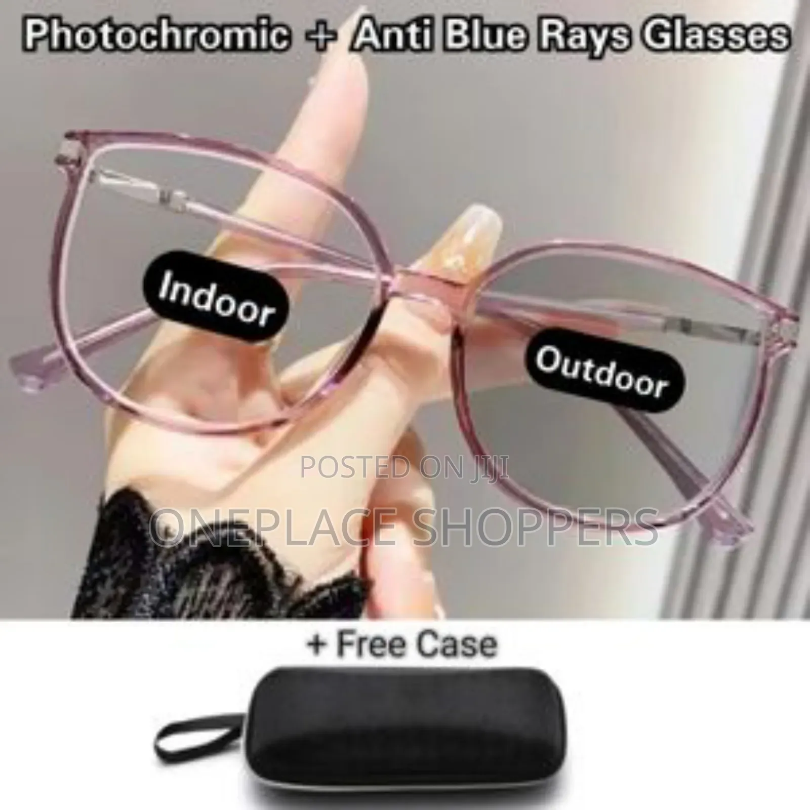 Photochromic + Myopia Anti Blue Rays Radiation Glasses