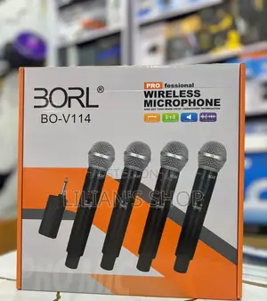 Borl Proffetional Wireless Microphone 4 in 1