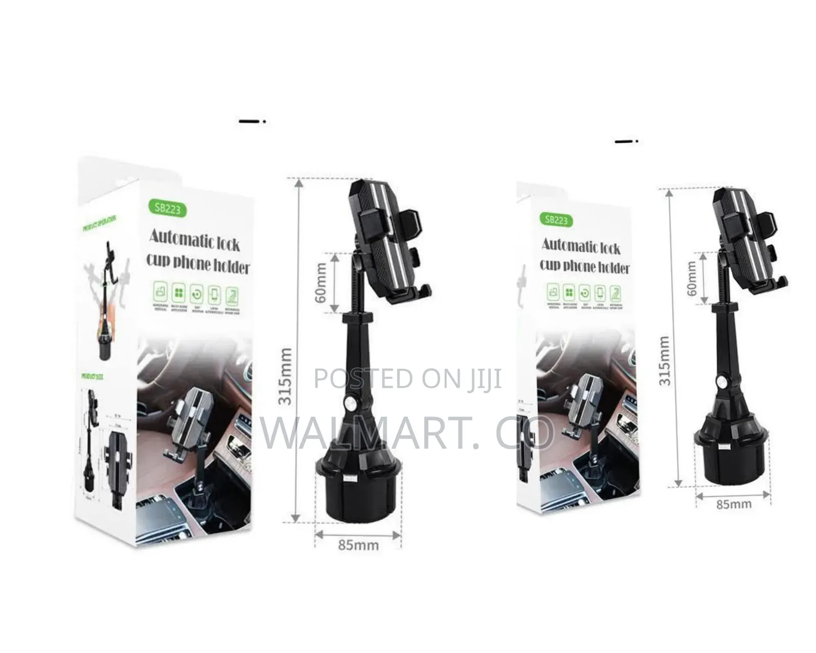 Automatic Lock Cup Phone Holder or Stand