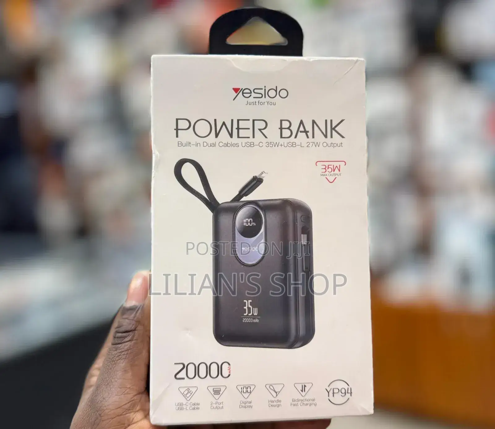 Yesido 20,000mah Yp94 35w