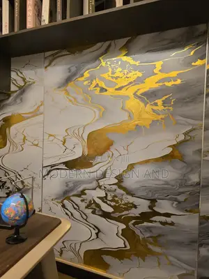 Marble Sheets Designed on Wall