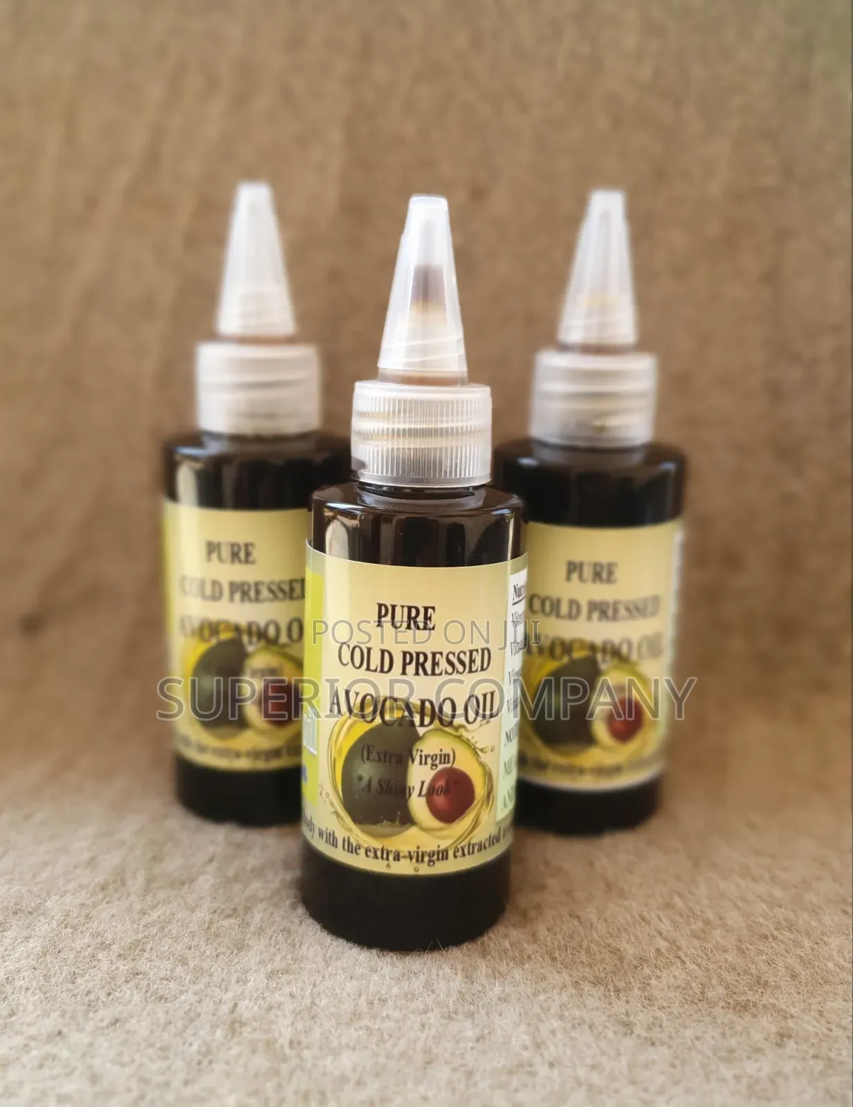 Pure Cold Pressed Avocado Oil for Hair and Skin Care