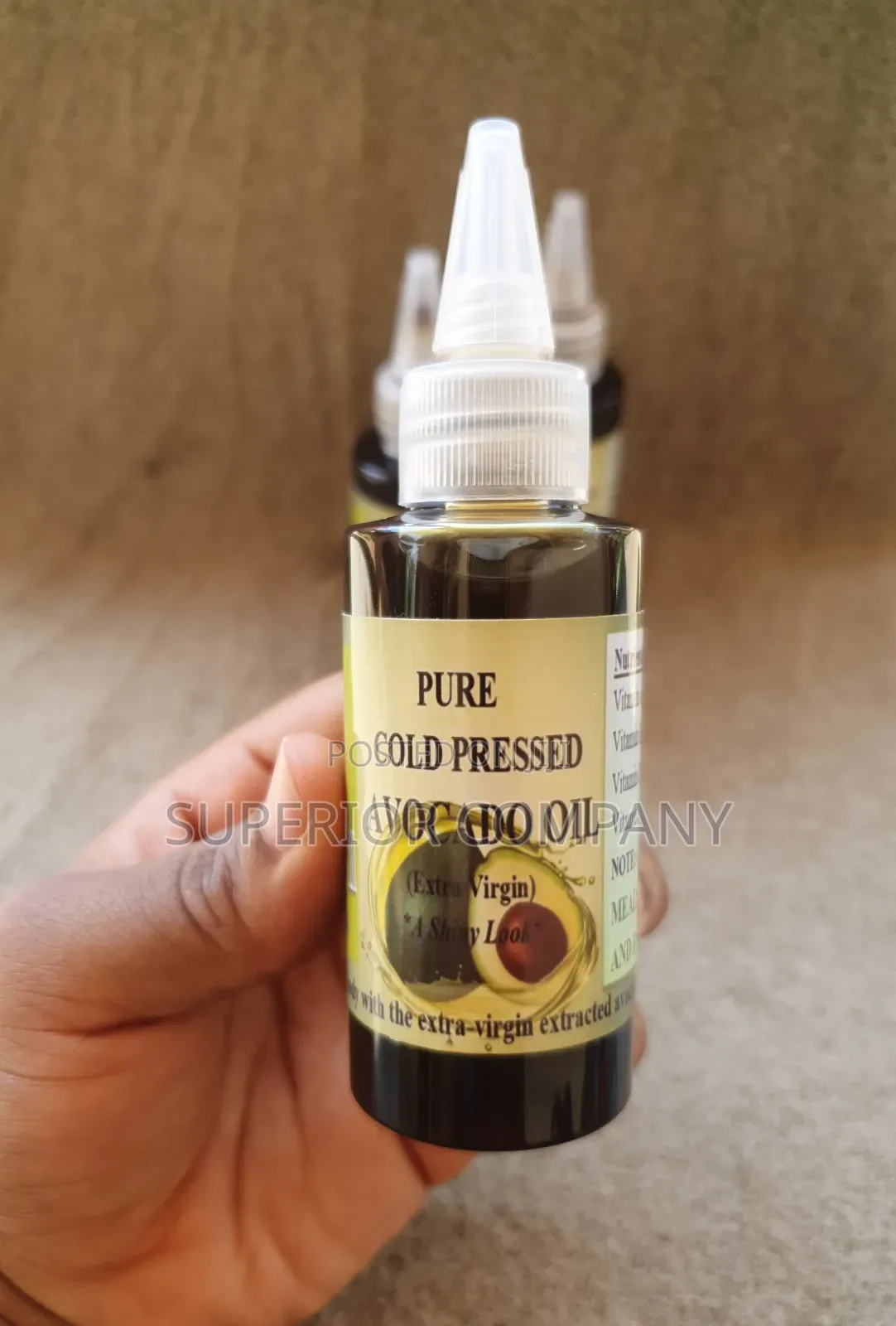 Pure Cold Pressed Avocado Oil for Hair and Skin Care