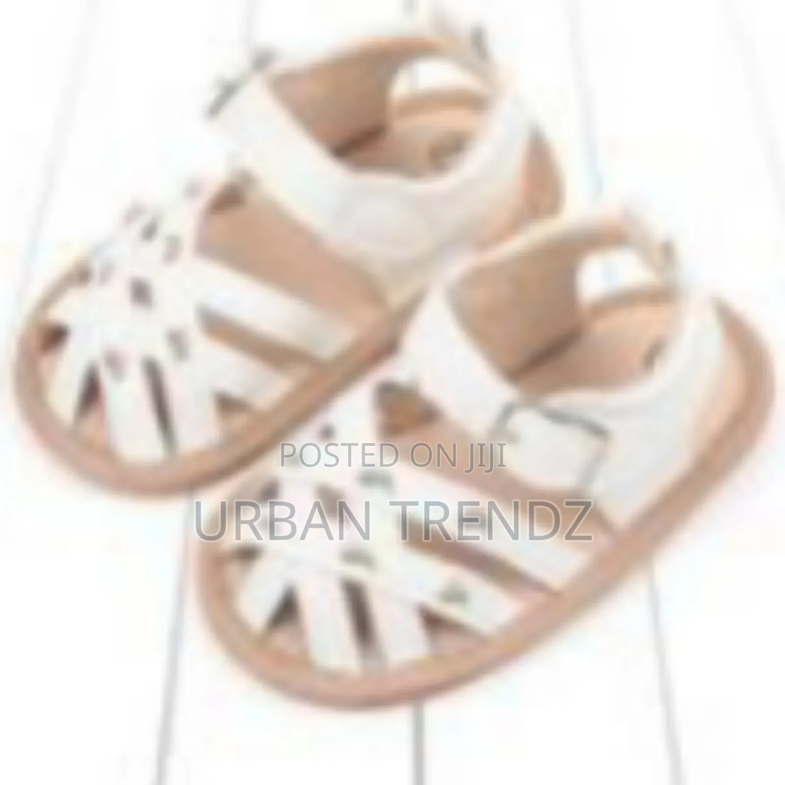 Criss-Cross Baby Sandals With Floral Embroidery
