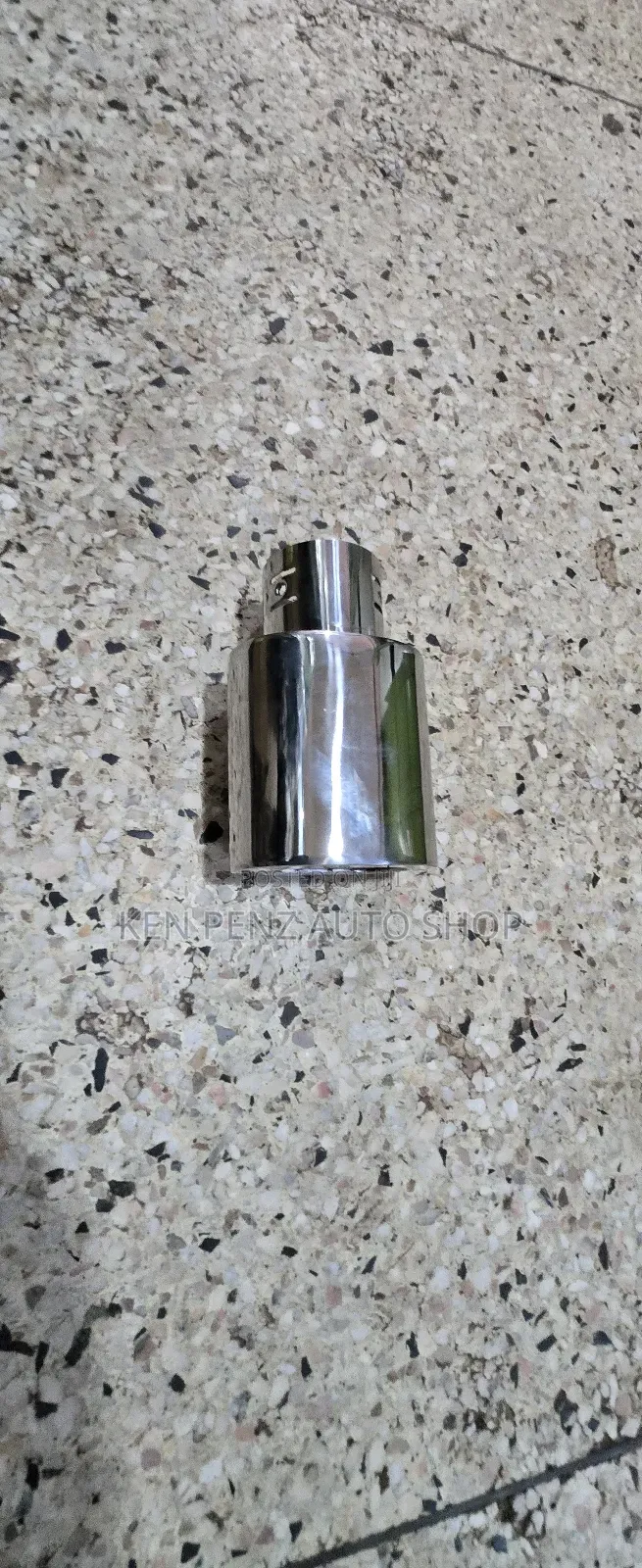 Universal Exhaust End Tip With Flat Rear