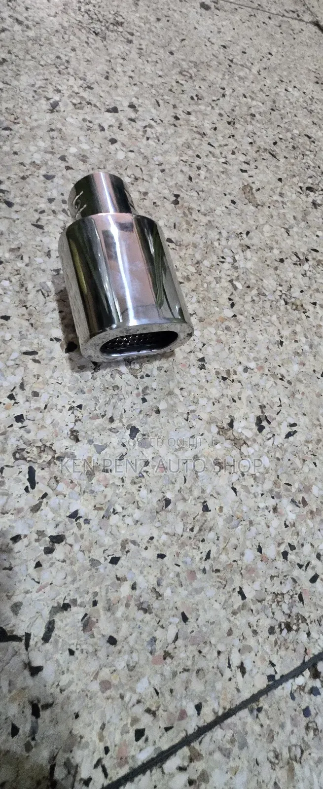 Universal Exhaust End Tip With Flat Rear