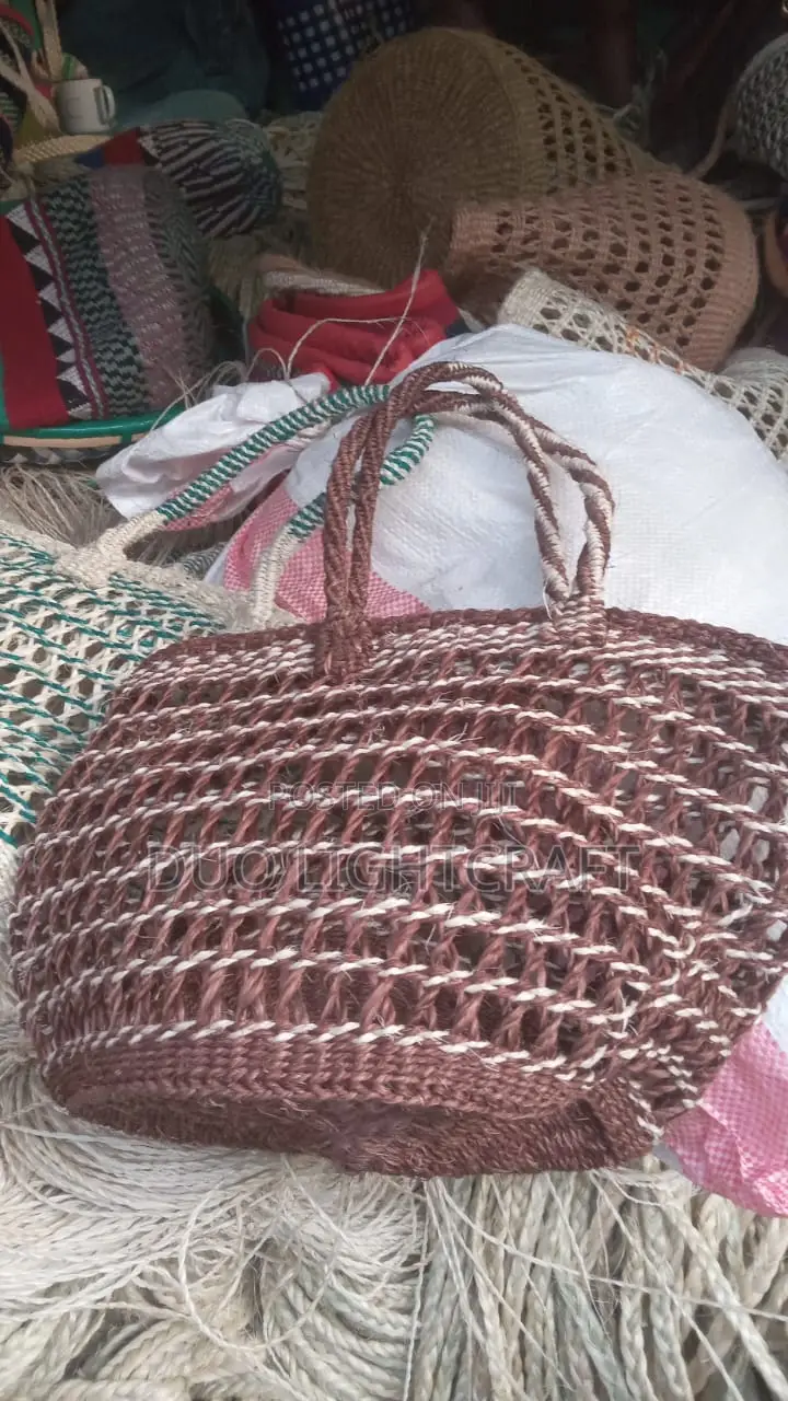 Light Weight Handmade Sisal Bag~Strong Stylish.