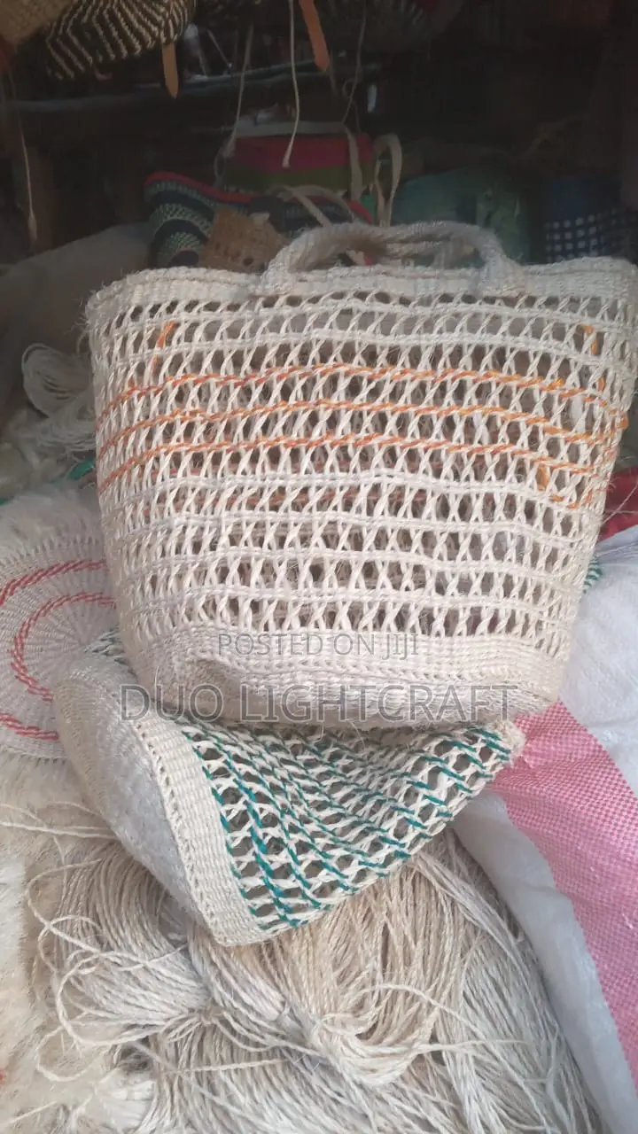 Light Weight Handmade Sisal Bag~Strong Stylish.