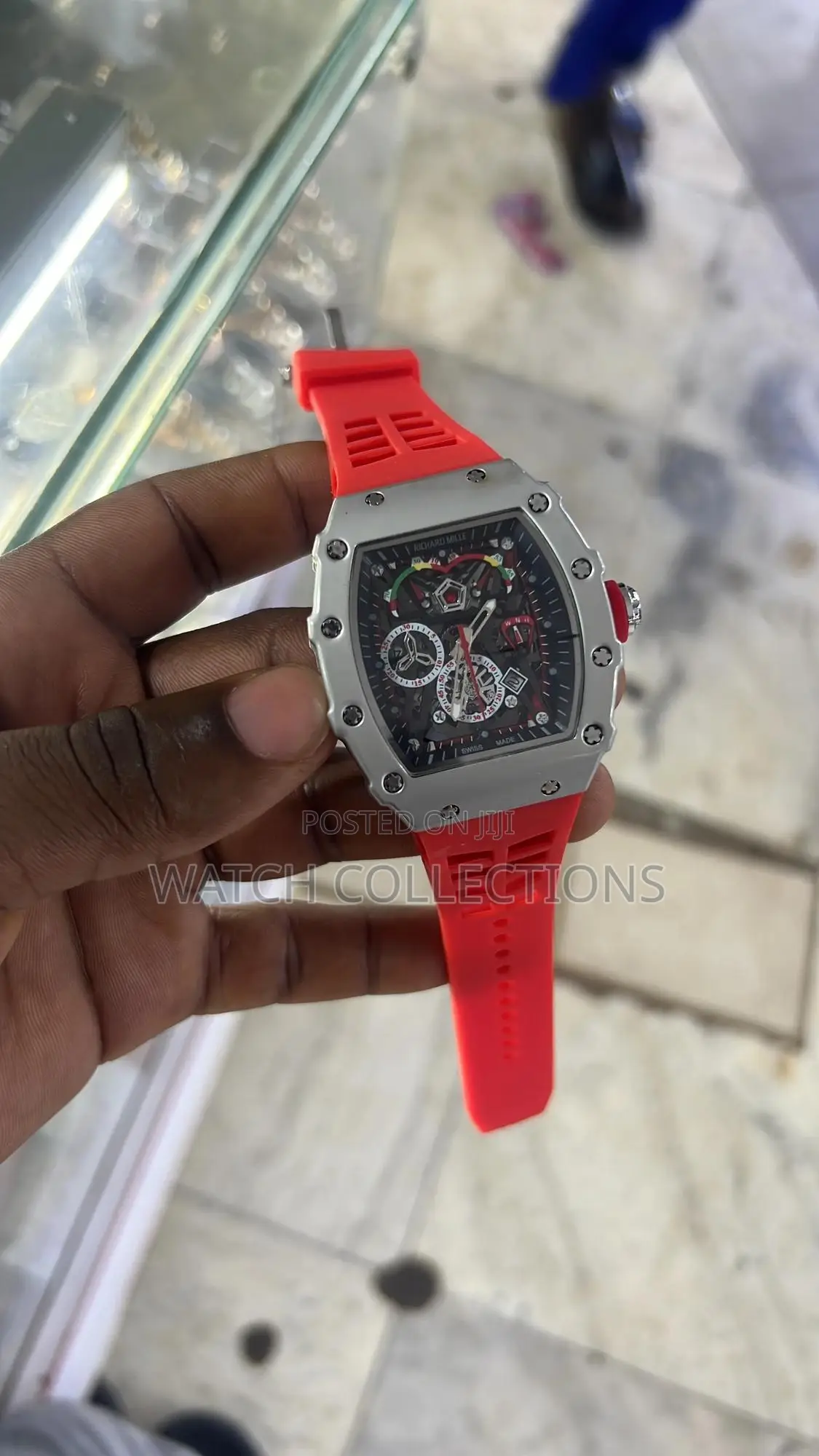 Rubber Strap Mens Richard Mille Watch