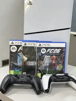 Ps5 Slim Digital Boss Package, Full Set With 5 Games, No Stress