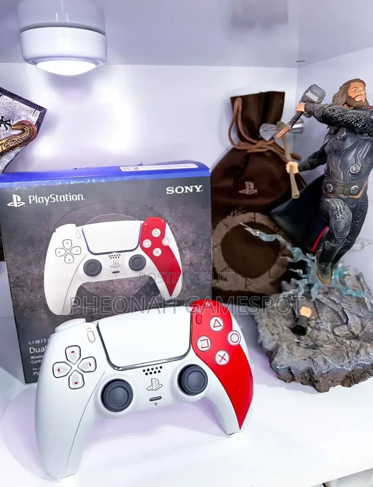 Limited Edition God of War Customised Ps5 Dualsense Controllers
