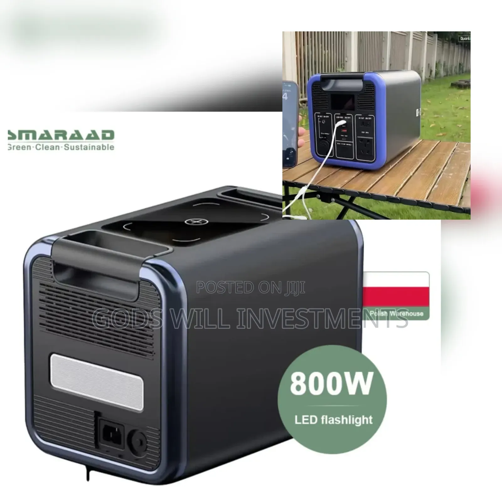 800w Portable Power Station