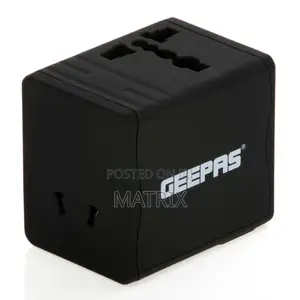Geepas Universal Adapter for Smartphones, Cameras and More